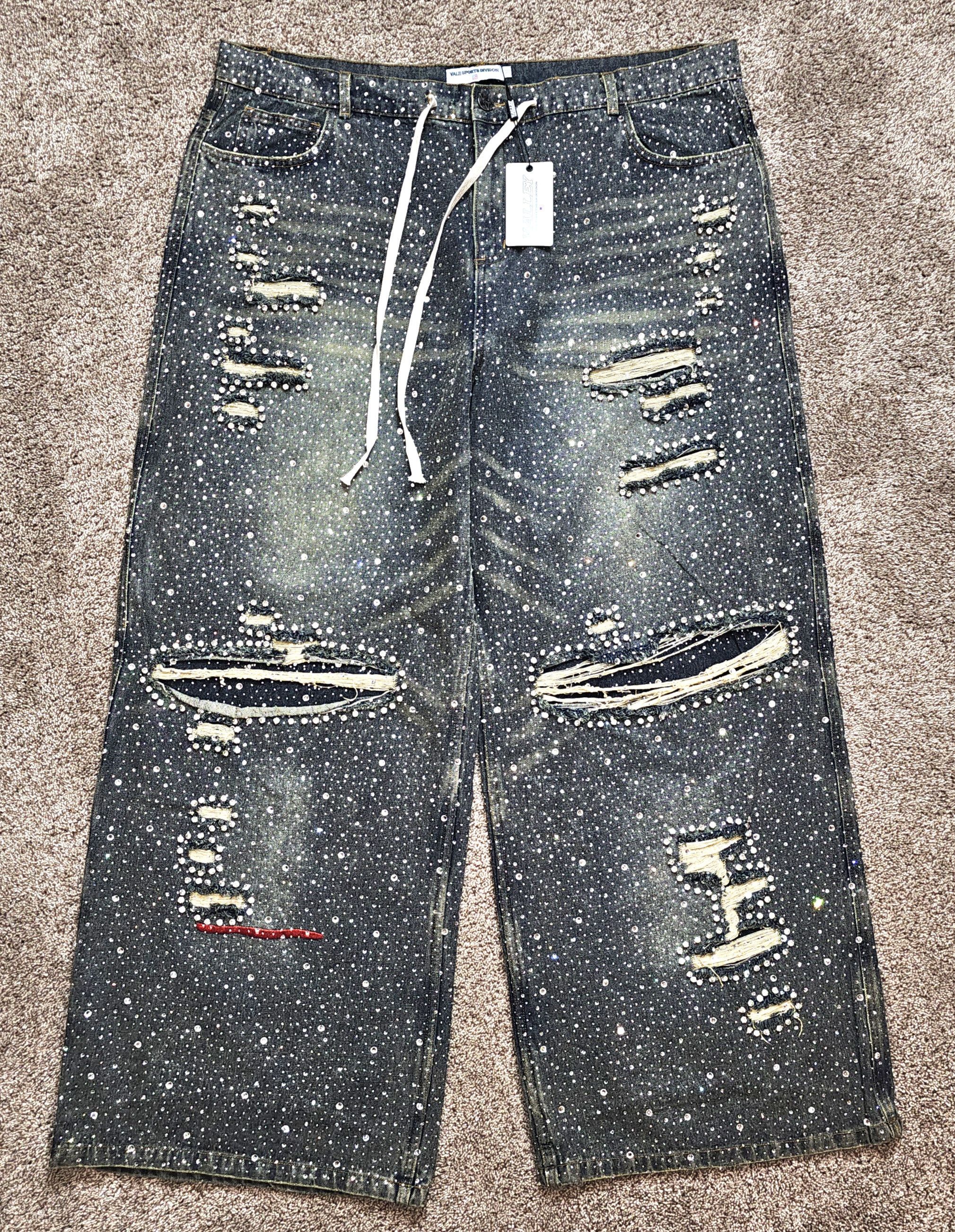 Vale Vale Forever Iced Out Denim 'Blue' Size US 38 / EU 54 - 1 Thumbnail