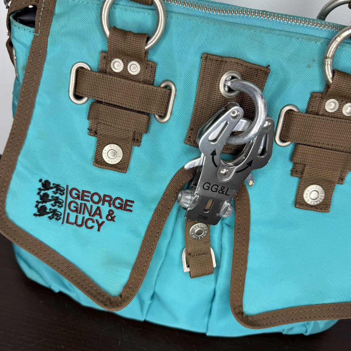 George Gina & Lucy George Gina Lucy GGL Shoulder Vintage Bag Blue 20 Something Size ONE SIZE - 4 Thumbnail