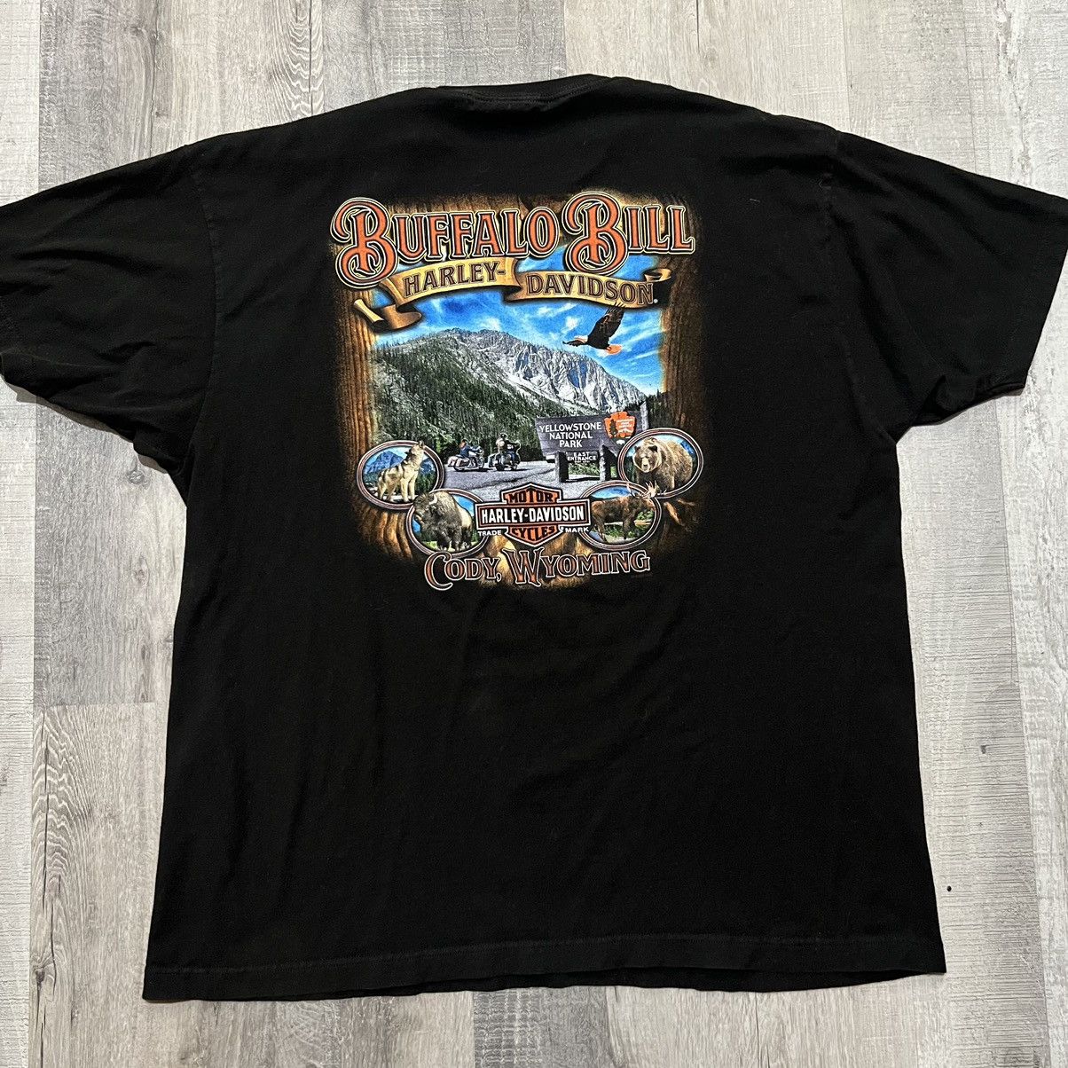 Harley Davidson Harley Davidson Buffalo Bill Black Yellowstone Biker Shirt Size US XXL / EU 58 / 5 - 1 Thumbnail