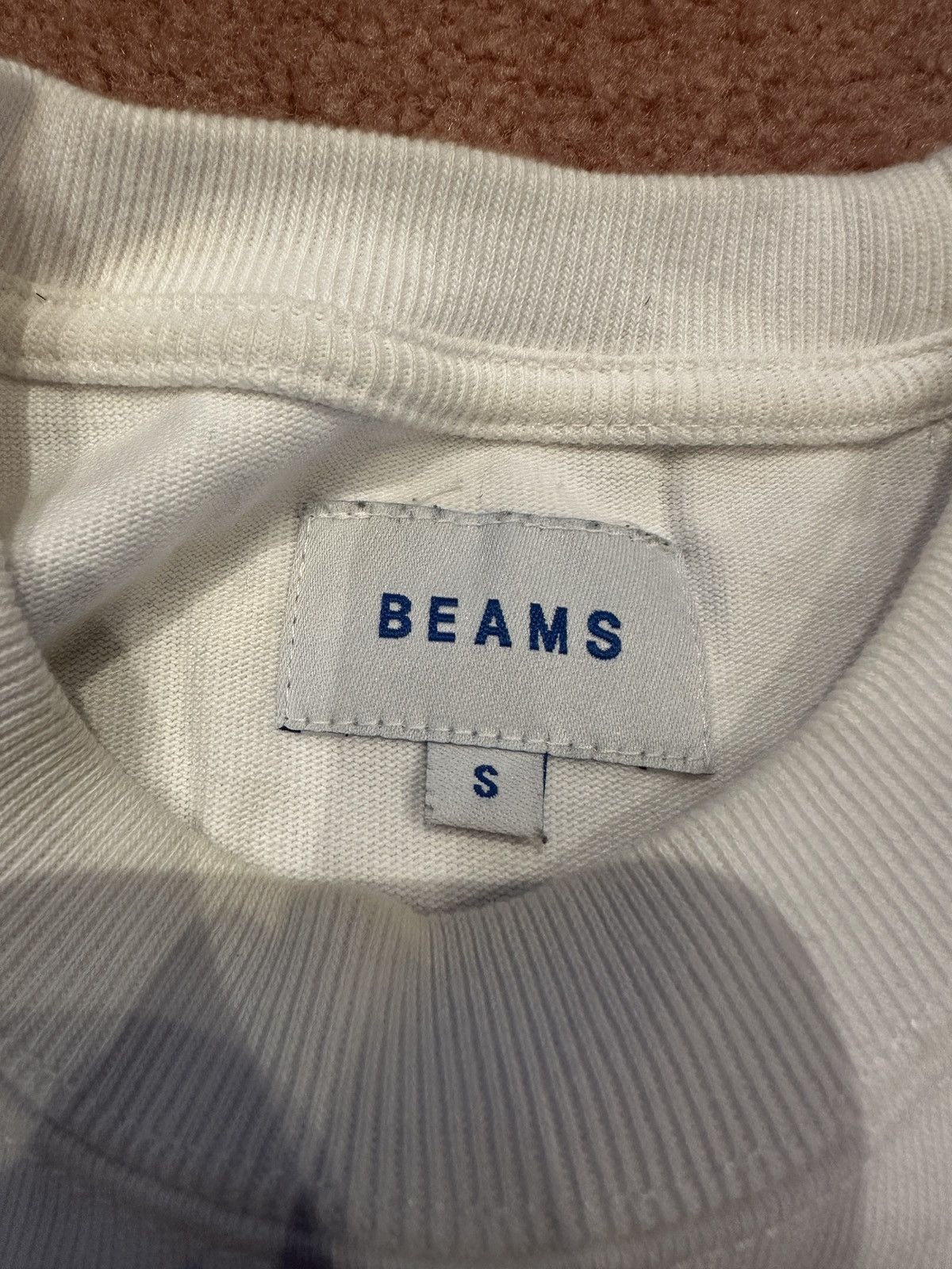 Beams Japan Beams Japan white/blue/teal crewneck sweater Size US S / EU 44-46 / 1 - 4 Thumbnail