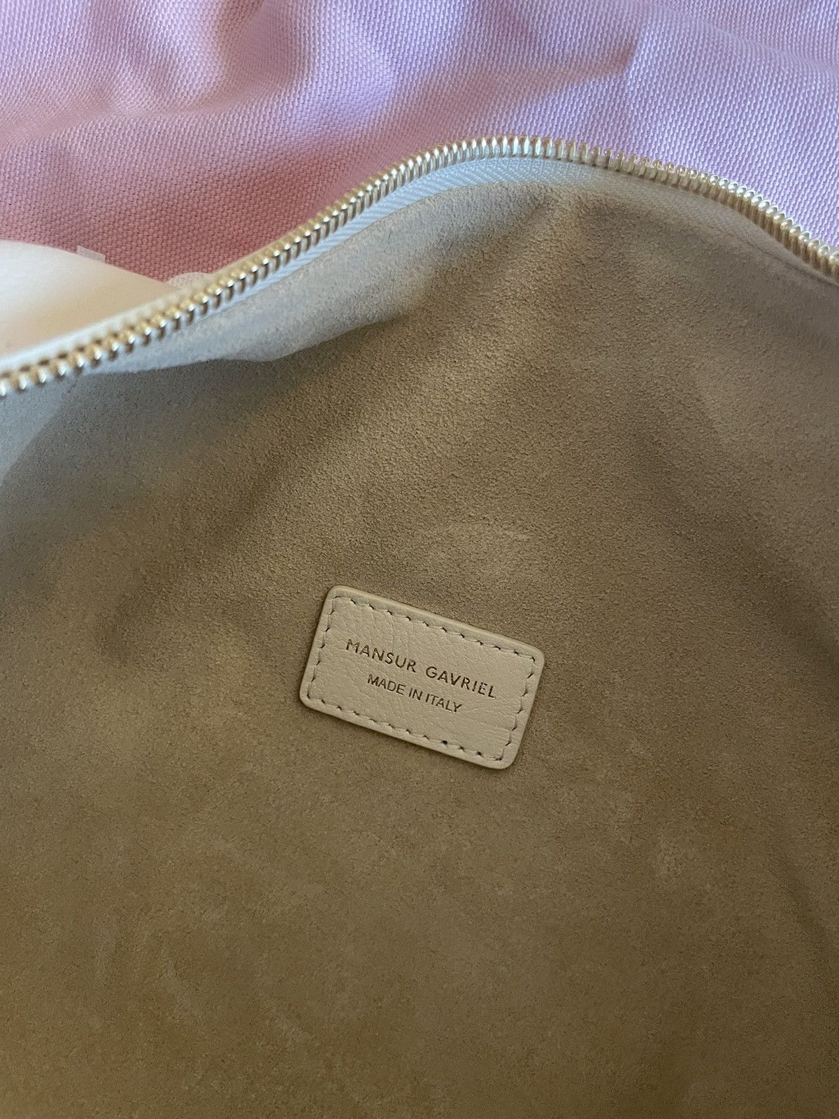 Mansur Gavriel Fortuna Hobo Shoulder Bag in Jasmine Size ONE SIZE - 11 Thumbnail