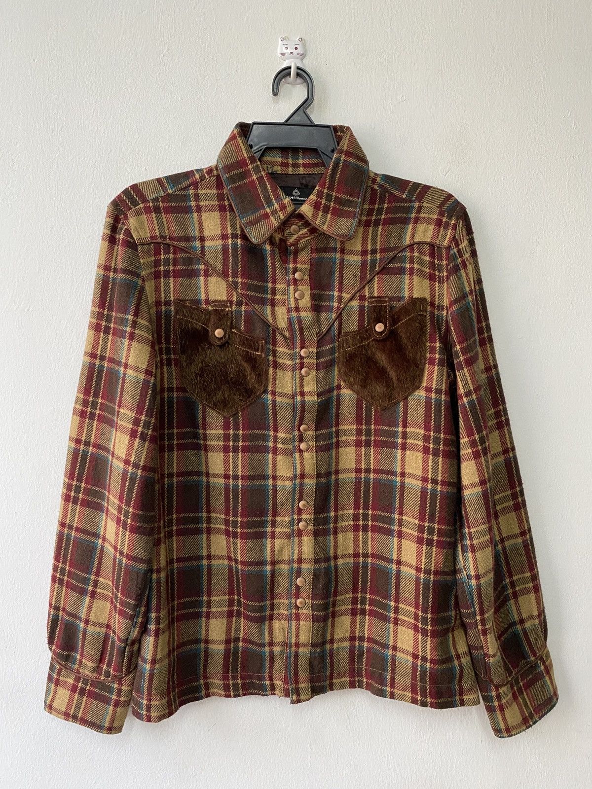 291295=Homme Japan Brand 291295=Homme Cowboycore Wool Flannel Size US M / EU 48-50 / 2 - 3 Thumbnail