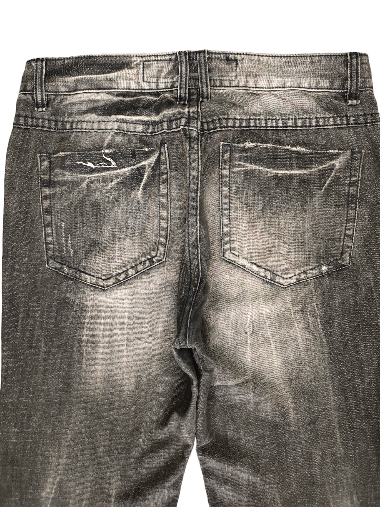 Hysteric Glamour Wide Leg Jeans Interflow Clawmark Denim Jeans Size US 32 / EU 48 - 12 Thumbnail