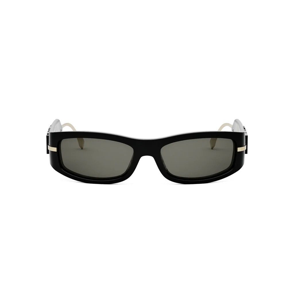 Fendi 🔥600$ Fendi Fendigraphy Black FE40120I Rectangle Sunglasses Size ONE SIZE - 3 Thumbnail
