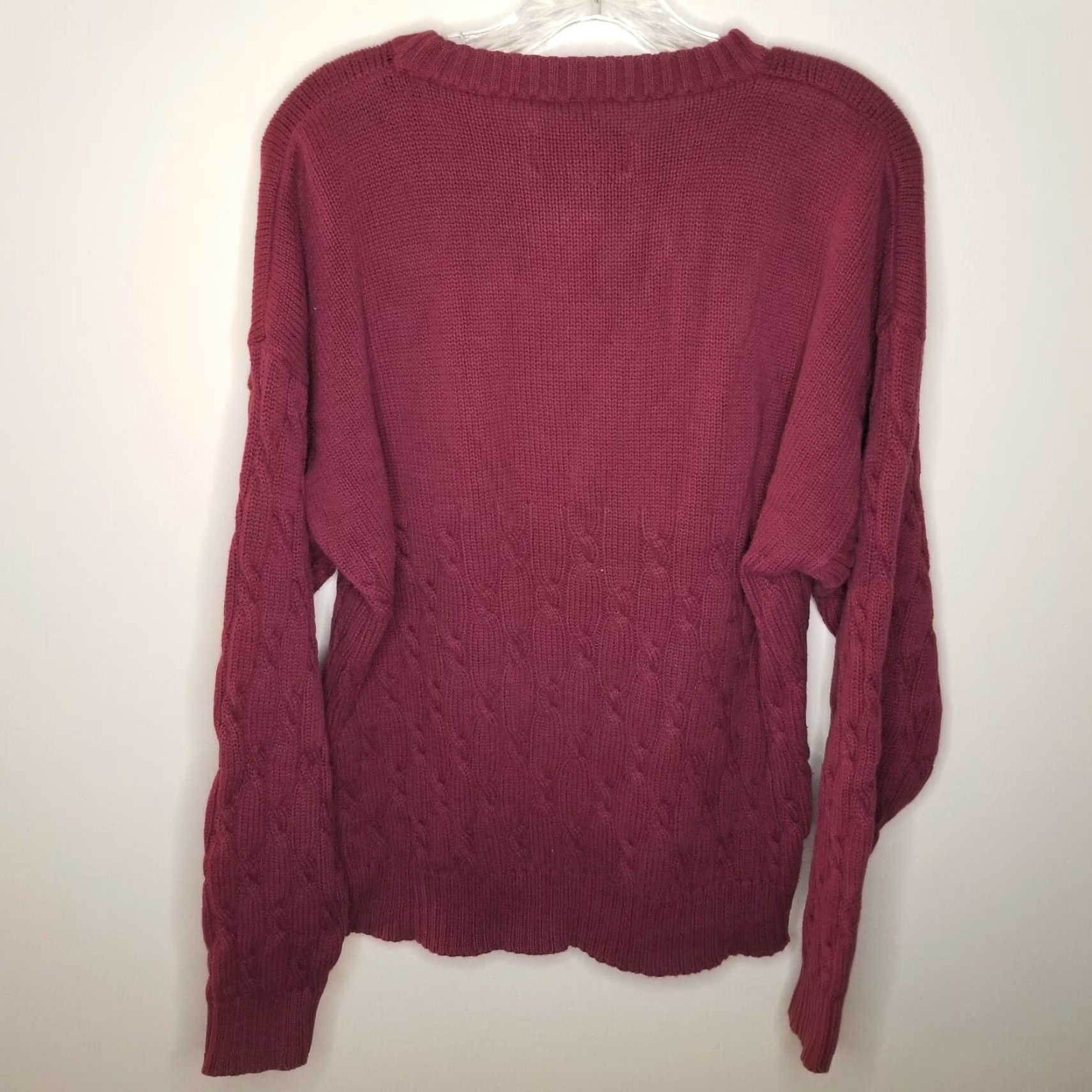 Eddie Bauer Eddie Bauer Women's Red Heavy Long Sleeve Pullover Sweater Large Size L / US 10 / IT 46 - 4 Thumbnail