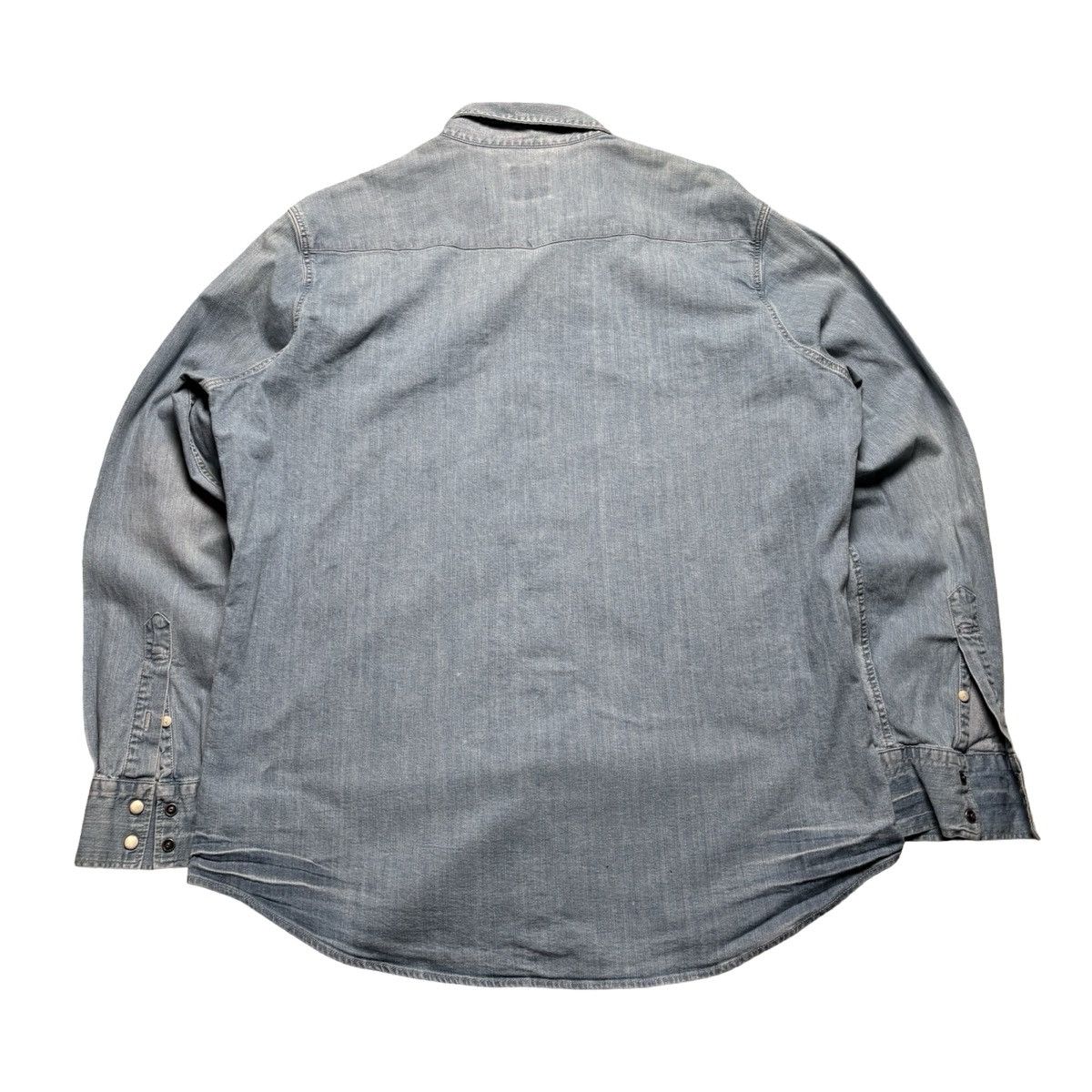 American Eagle Outfitters American Eagle Men’s Denim Pearl Snap Western Shirt Size XL Size US XL / EU 56 / 4 - 7 Thumbnail