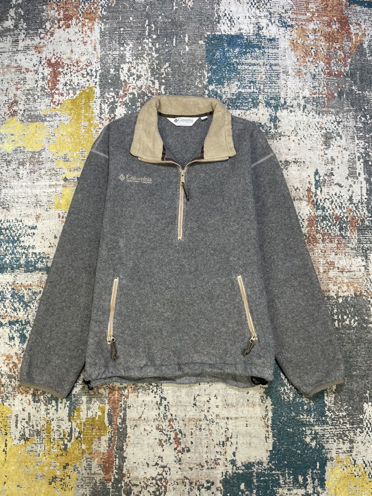Columbia Vintage 90s Columbia Half-Zip Fleece Pullover Size US M / EU 48-50 / 2 - 1 Thumbnail