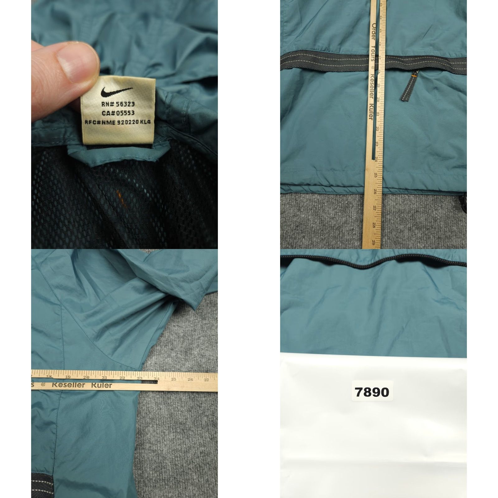 Nike VINTAGE Nike Jacket Women Medium Green 1/4 Zip Lightweight White Label Packable Windbreaker Size M / US 6-8 / IT 42-44 - 8 Thumbnail