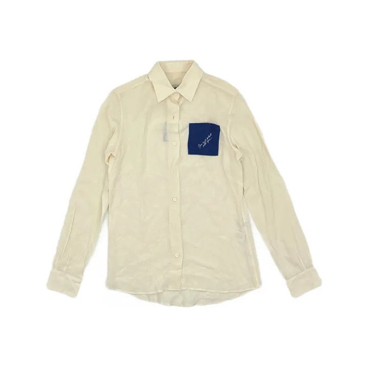 Loewe Loewe Casual Solid Color Long Sleeve Shirt Size US M / EU 48-50 / 2 - 1 Thumbnail