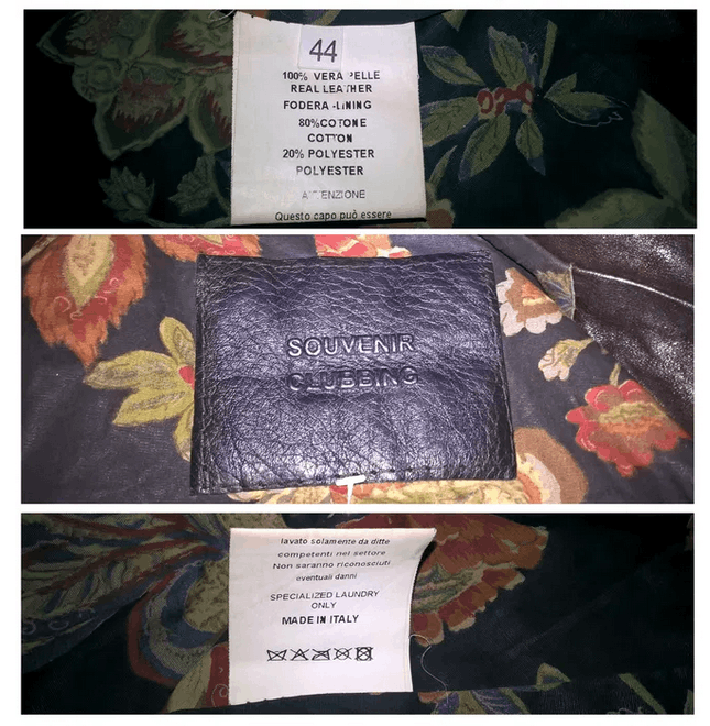 Other Genuine leather womens jacket Sz S / it sz 44 vera pelle Size M / US 6-8 / IT 42-44 - 3 Thumbnail