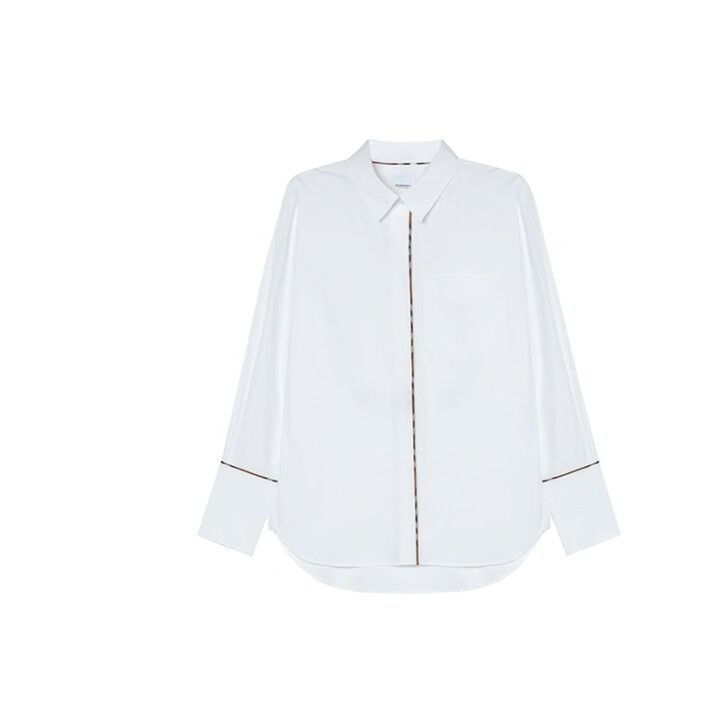 Burberry o1w1db10426 Shirt in Optic White Size XS / US 0-2 / IT 36-38 - 1 Preview