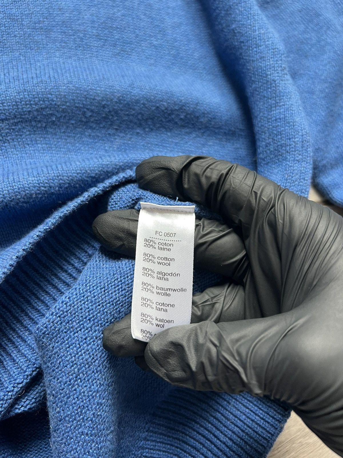 Lacoste Vintage Lacoste Blue Sweater Jumper Retro 90s Size US M / EU 48-50 / 2 - 7 Thumbnail