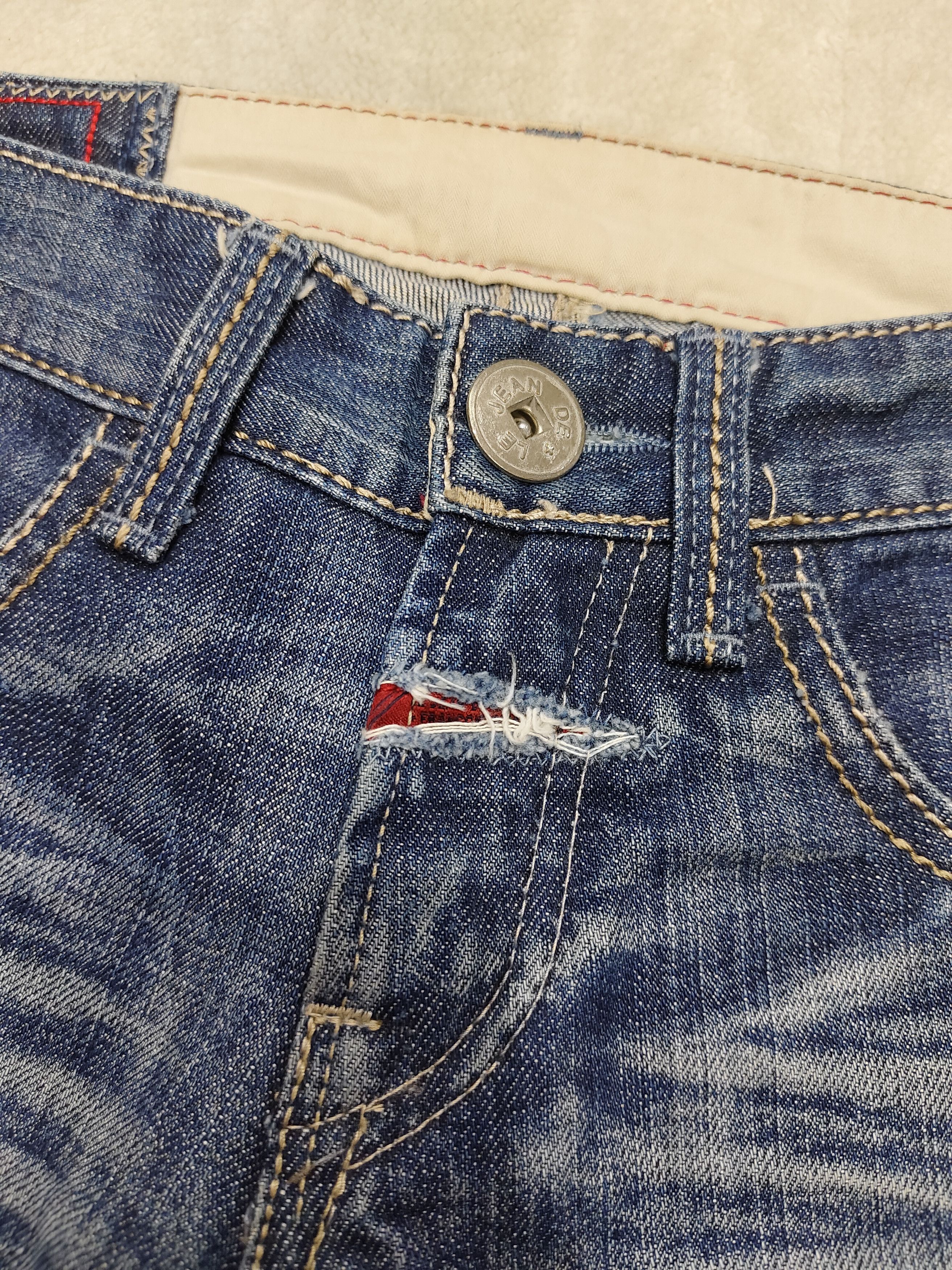 Marithe + Francois Girbaud 00s Marithe Francois Girbaud Distressed Flare jeans Size 27" / US 4 / IT 40 - 7 Thumbnail