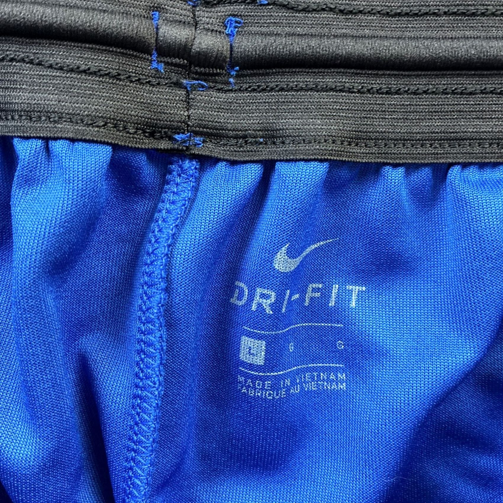 Nike Nike Dri Fit Basketball Gym Training Shorts Mens Large Blue Spotlight Warmup Size US 33 - 6 Thumbnail