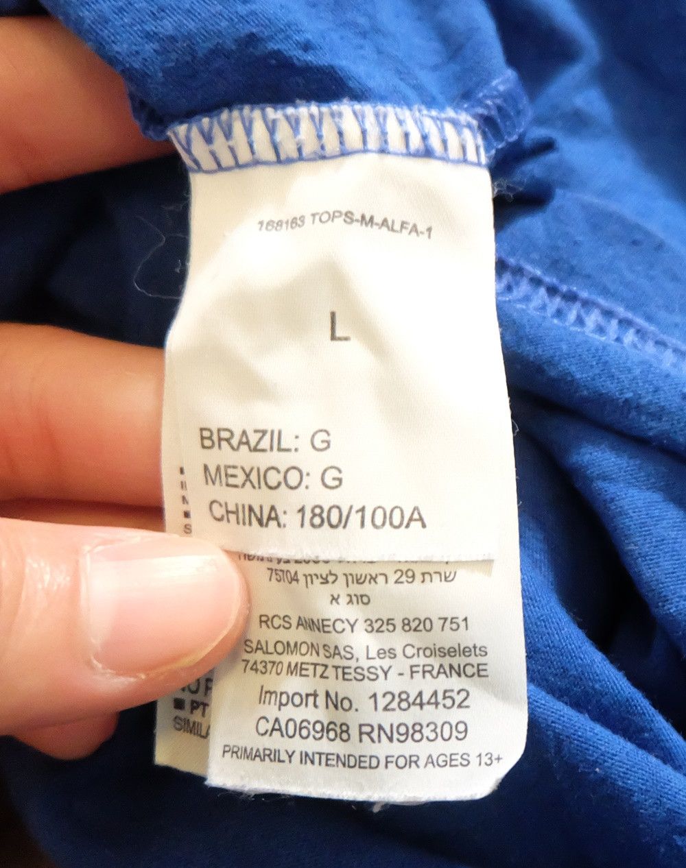 Salomon Salomon Pocket Tee Size US L / EU 52-54 / 3 - 4 Thumbnail