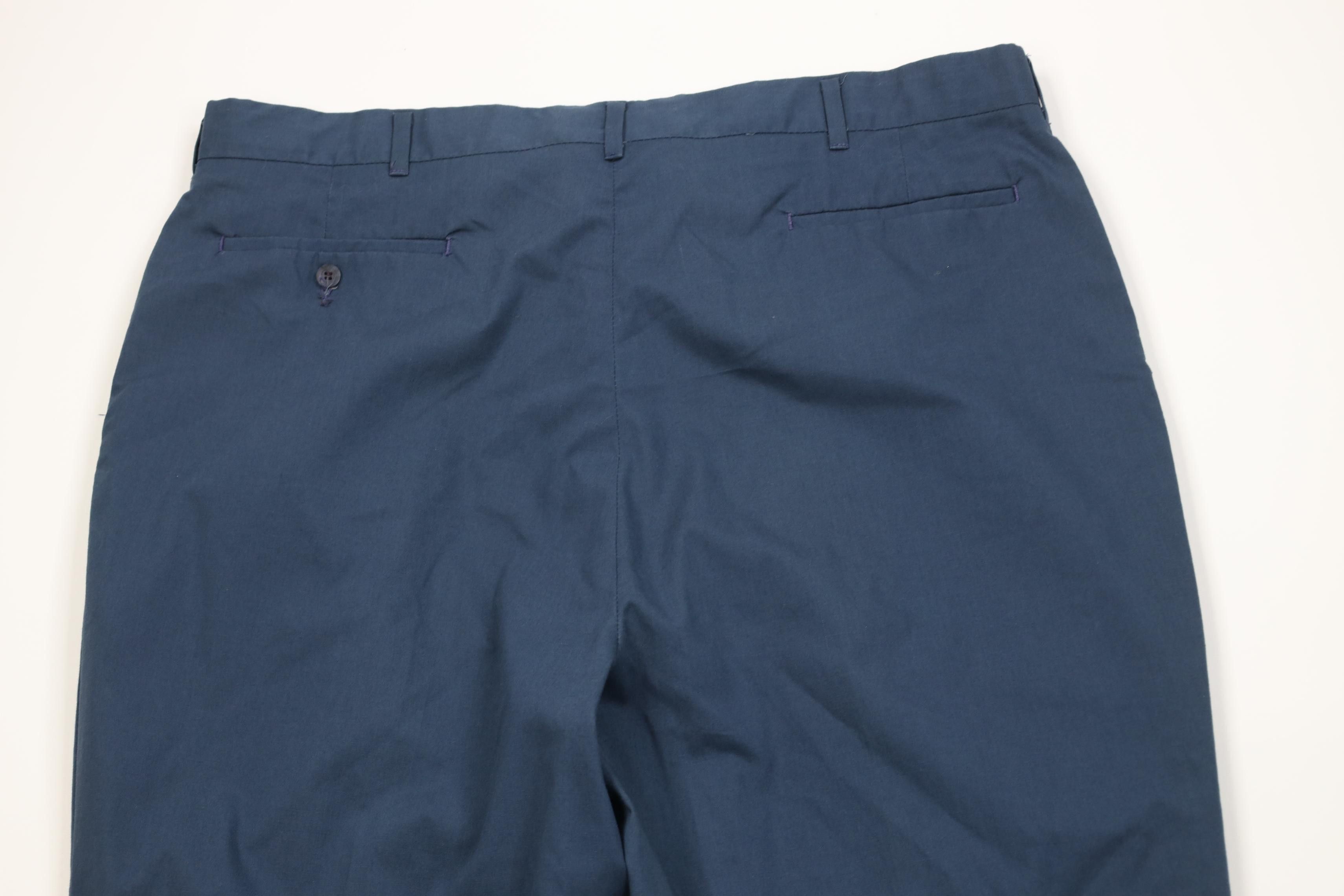 Vintage Vintage 90s Streetwear Wide Leg Chino Pants Trousers Blue Size US 40 / EU 56 - 11 Thumbnail