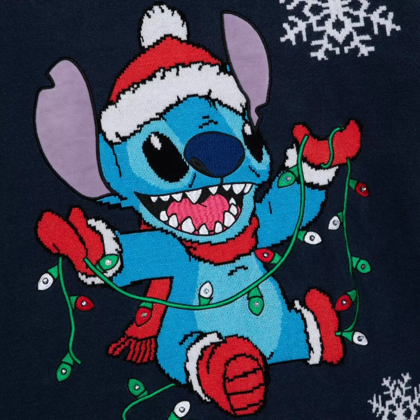 Disney NEW! DISNEY Lilo & Stitch LIGHT UP Holiday Sweater Size XXL Size US XXL / EU 58 / 5 - 3 Thumbnail