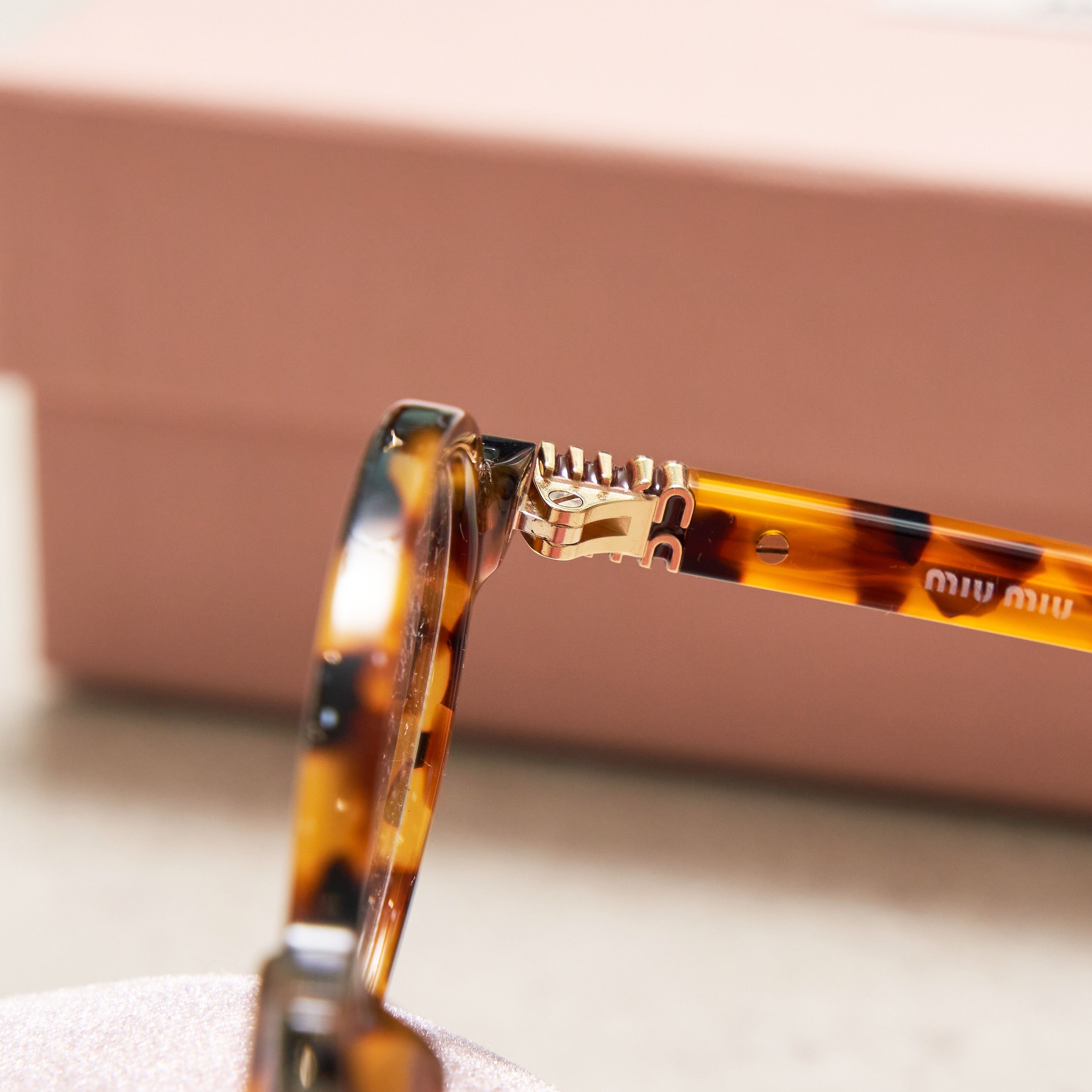 Miu Miu MIU MIU MU 01XV 19P1O1 Eyewear HAVANA Size ONE SIZE - 5 Thumbnail