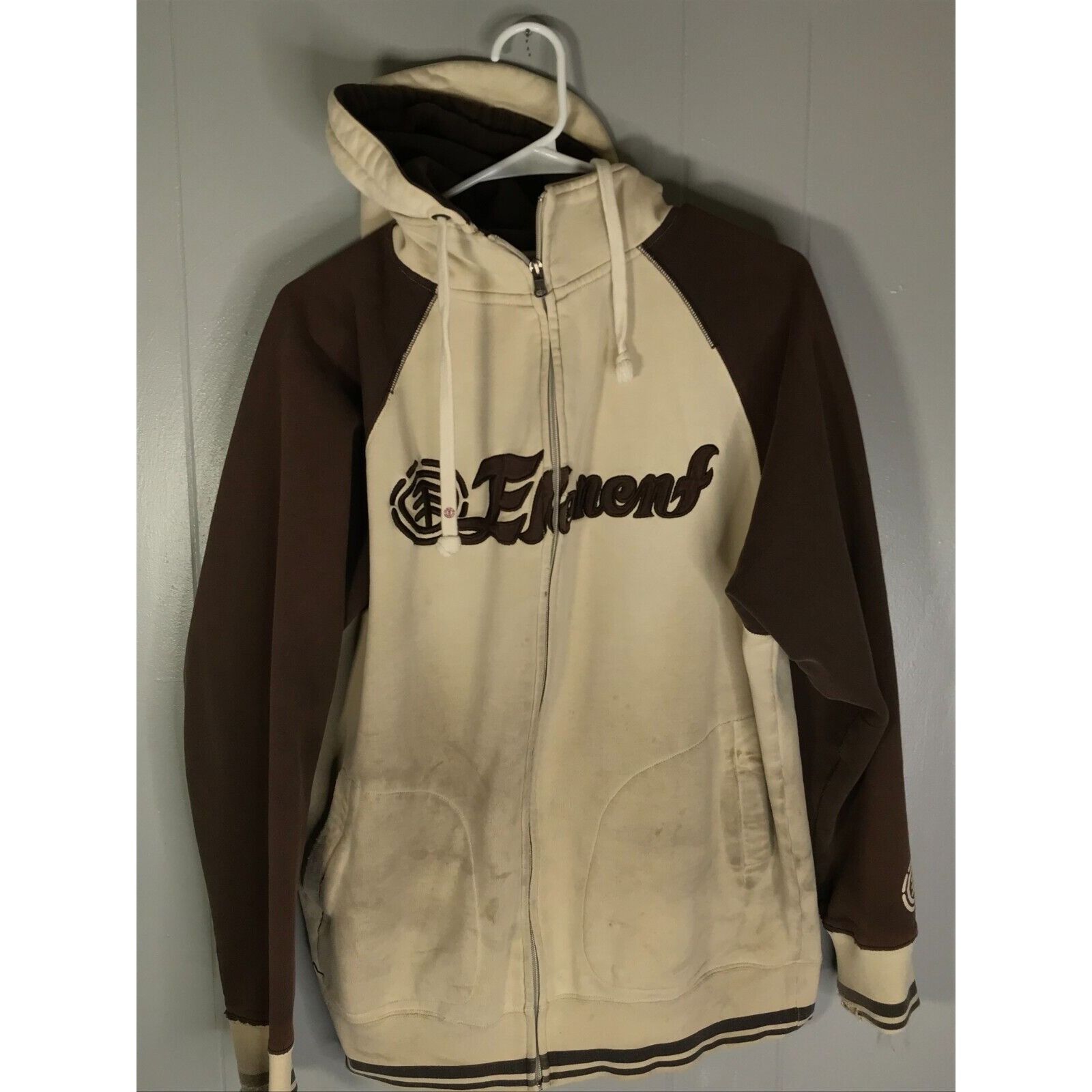 Element VINTAGE Element Skateboards Sweater medium Full Zip Hoodie S Size US M / EU 48-50 / 2 - 1 Thumbnail