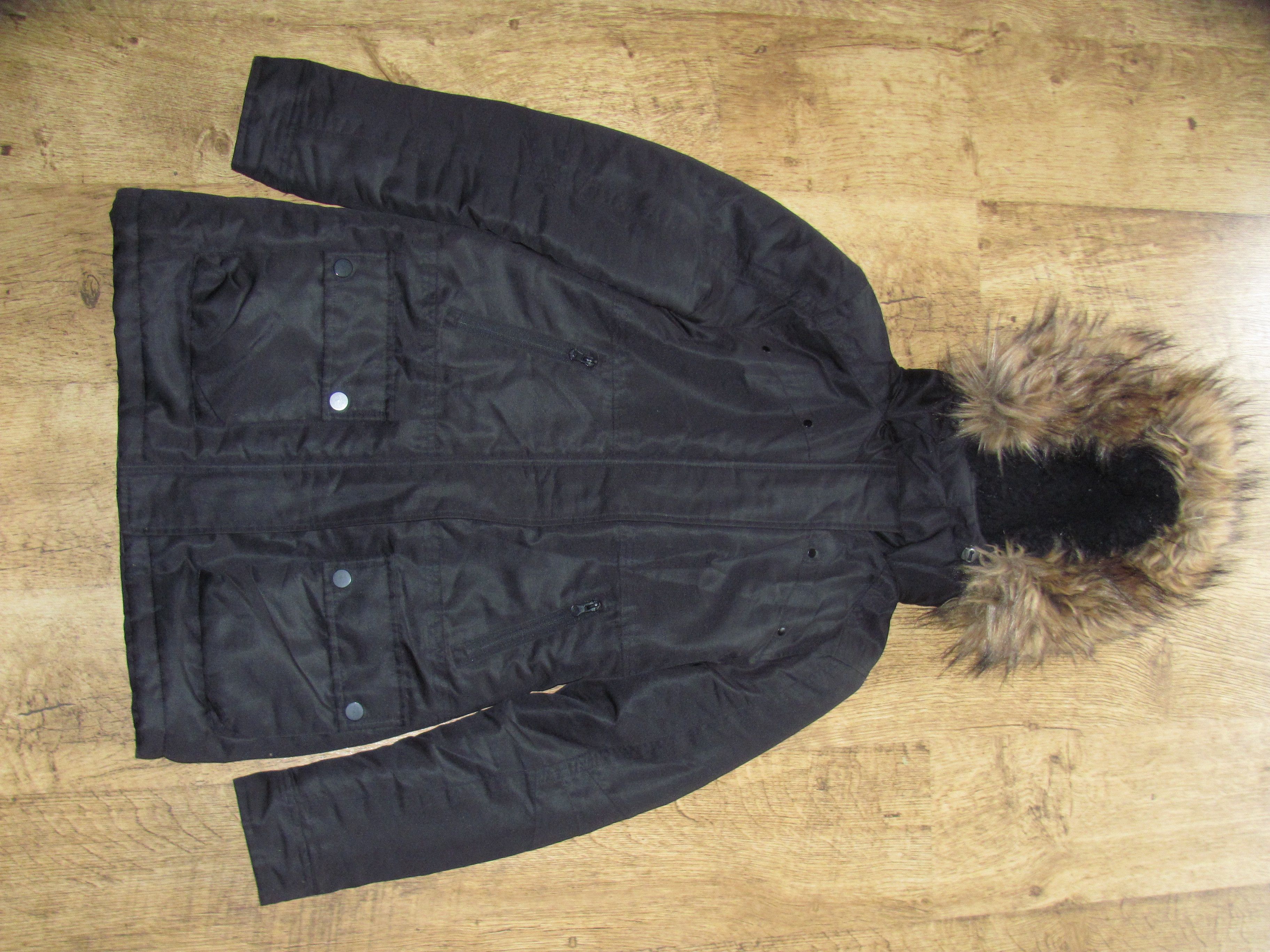 If Six Was Nine × Le Grande Bleu (L.G.B.) × PPFM LGB Style Black Jacket With Fur Hood Size ONE SIZE - 2 Thumbnail