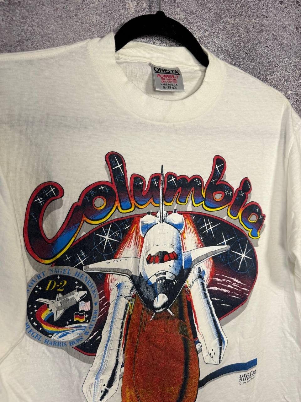 Vintage 90's Vintage Official 1993 NASA Space Shuttle Columbia Tee Size US M / EU 48-50 / 2 - 7 Thumbnail
