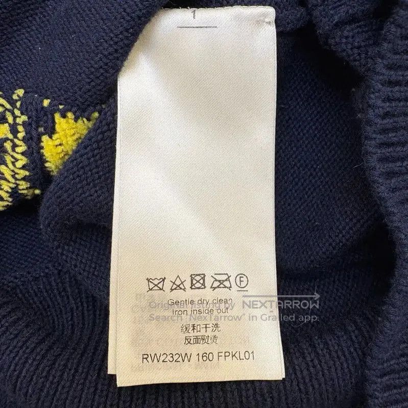 Louis Vuitton Louis Vuitton Black Knit Sweater with Logo . Size XS / US 0-2 / IT 36-38 - 8 Thumbnail