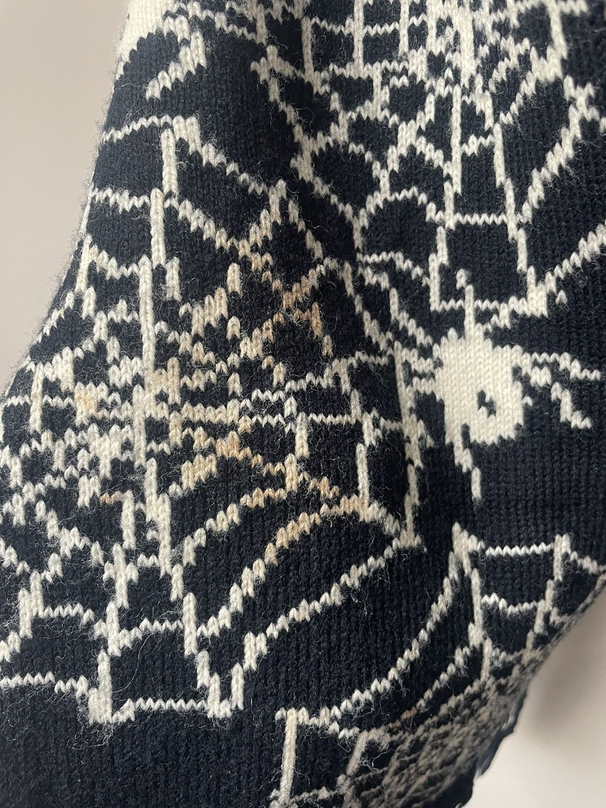 Other Goth Grunge Spidwr Spiderweb Black and White Scarf Size ONE SIZE - 4 Thumbnail