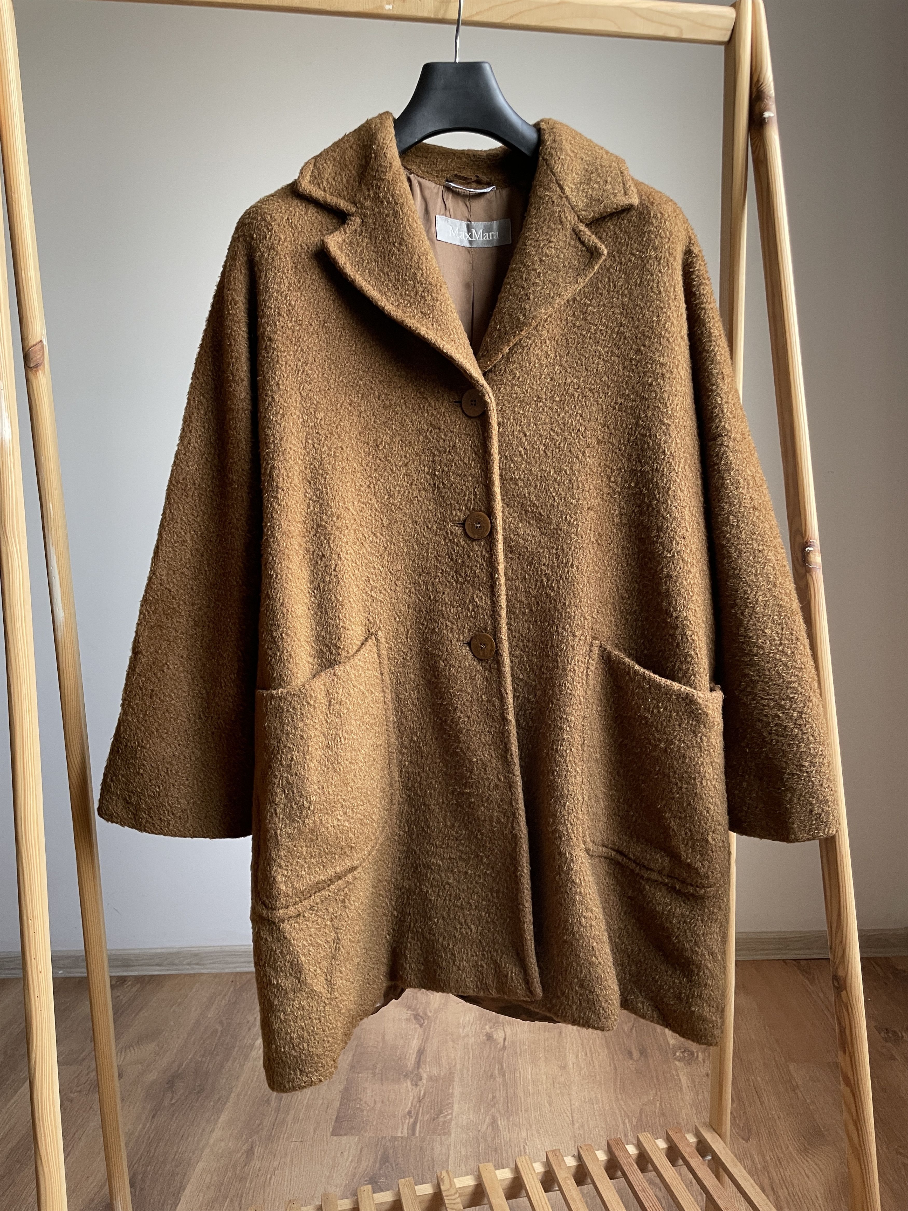 Max Mara Max Mara Mohair Wool Blend Brushed Coat Size M / US 6-8 / IT 42-44 - 1 Thumbnail