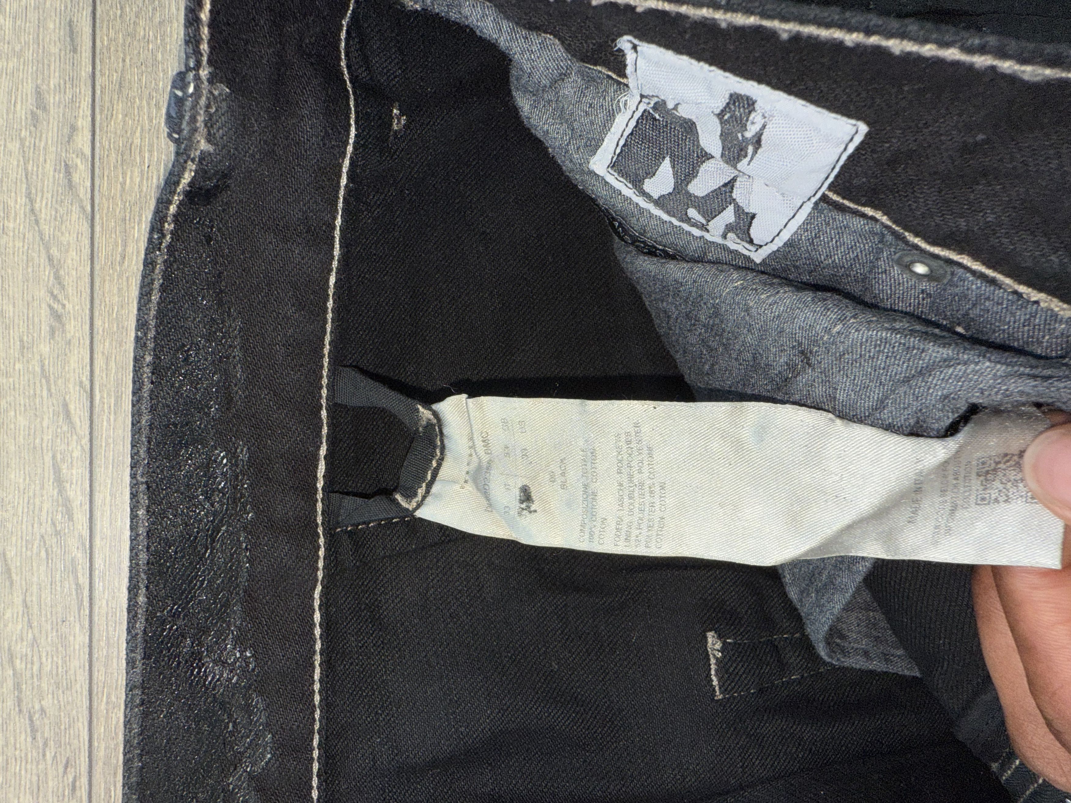 Rick Owens Drkshdw RICK OWENS DRKSHDW BLACK PORTERVILLE BOLAN BOOTCUT PANTS Size US 33 - 3 Thumbnail