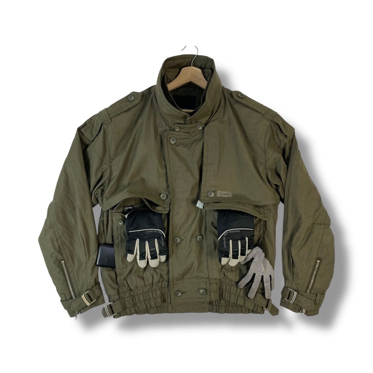 Buzz Rickson's 🇯🇵 BAYCREST MULTIPOCKET BUCKLE WAIST BOMBER JACKET Size US XL / EU 56 / 4 - 2 Thumbnail