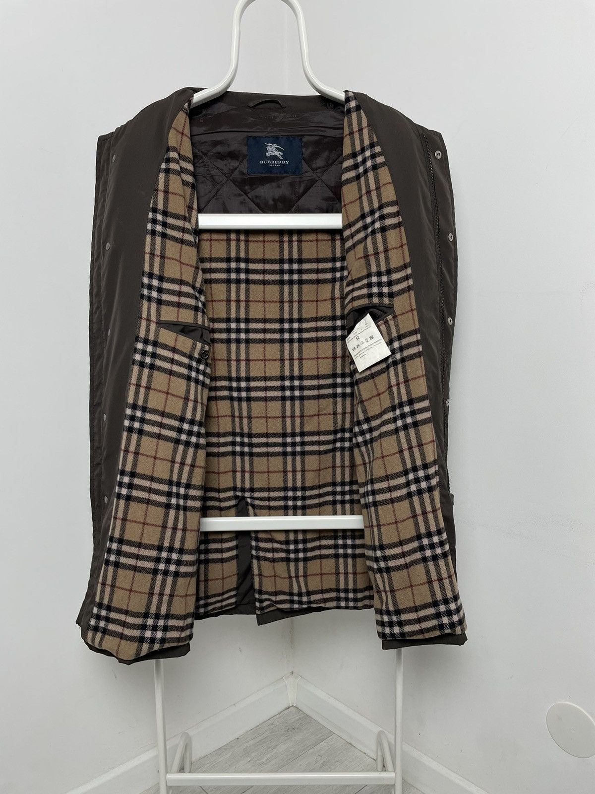 Burberry Burberry London Vintage Jacket nova check wool nylon Size US L / EU 52-54 / 3 - 2 Thumbnail