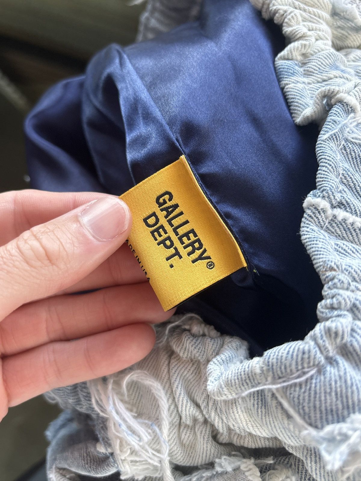 Gallery Dept. GALLERY DEPT | PATCHWORK DENIM LOGO SHORTS Size US 36 / EU 52 - 12 Thumbnail