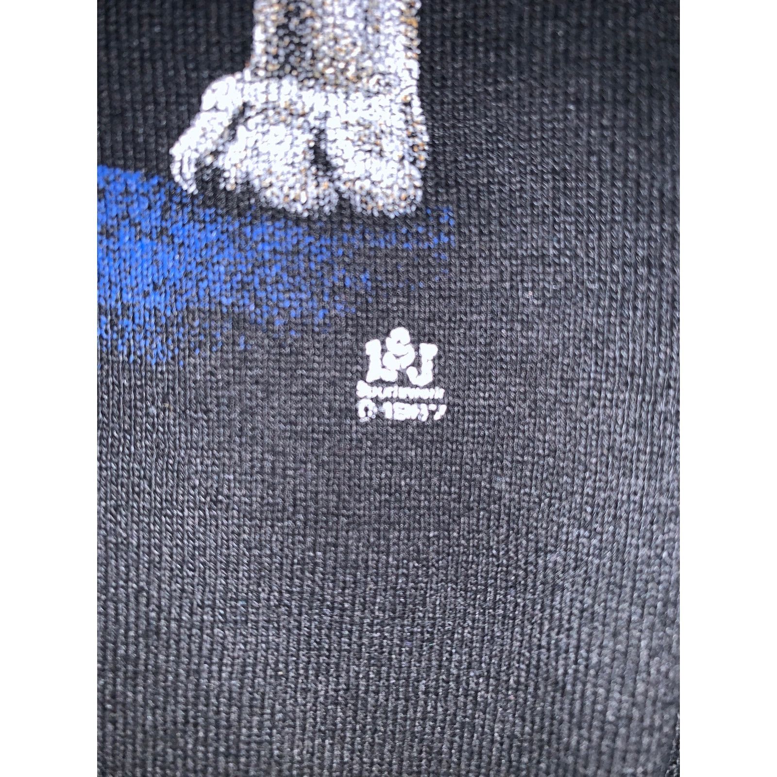 Jerzees × Vintage 1987 Wolf Sweatshirt Jerzees USA Night Of The Wolves L Size US M / EU 48-50 / 2 - 8 Thumbnail