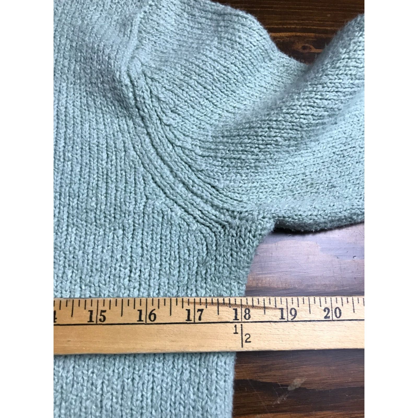 Vintage Bass Sweater Women's Size Large Green Pullover Crew Neck Casual Regular Knit Shirt Size L / US 10 / IT 46 - 3 Thumbnail