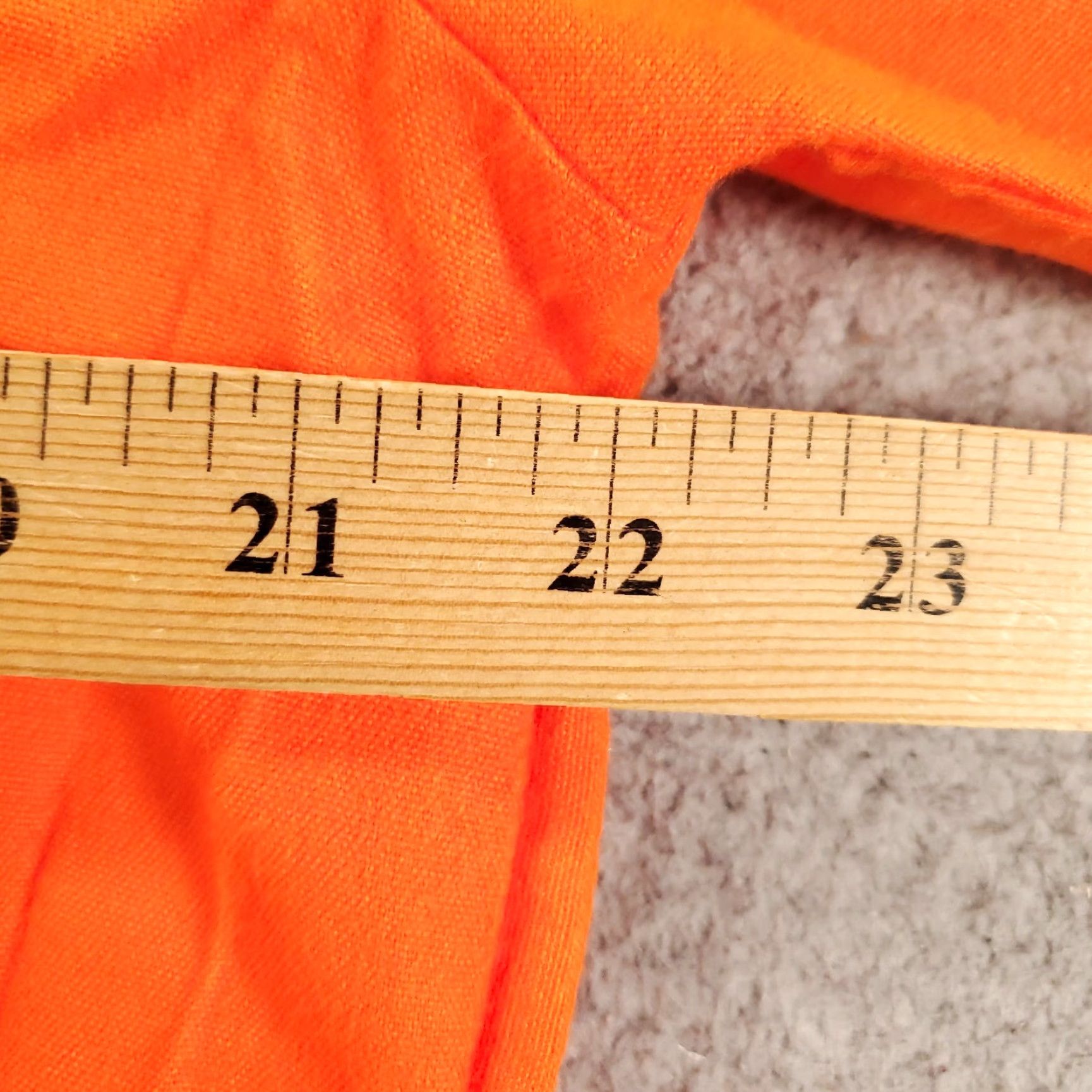 Hunter VINTAGE SPORTS AFIELD Shirt Mens M Flannel Button-Up Orange NOS Size US M / EU 48-50 / 2 - 7 Thumbnail
