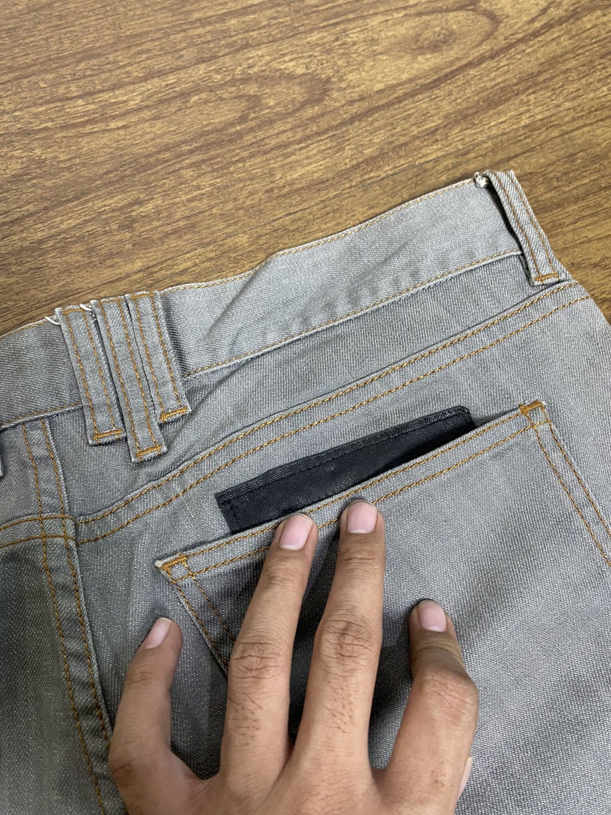 Kris Van Assche 10 Corso Como Exclusive Grey Denim Pants Size US 34 / EU 50 - 9 Thumbnail