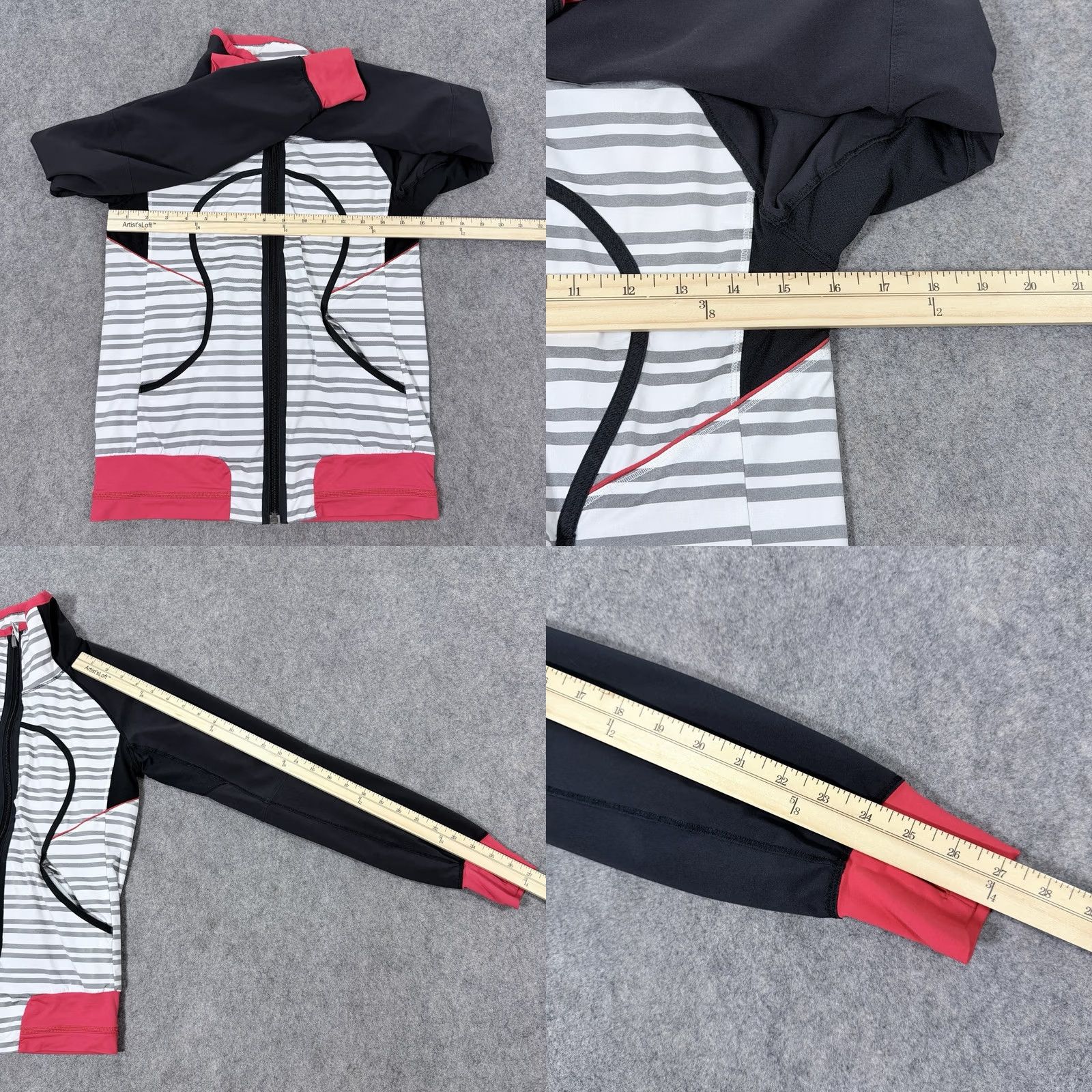 Lululemon Lululemon Athletica Activewear Full-Zip Jacket Multicolor Womens Size 2 Jacket Short Sleeve? Size XS / US 0-2 / IT 36-38 - 9 Thumbnail