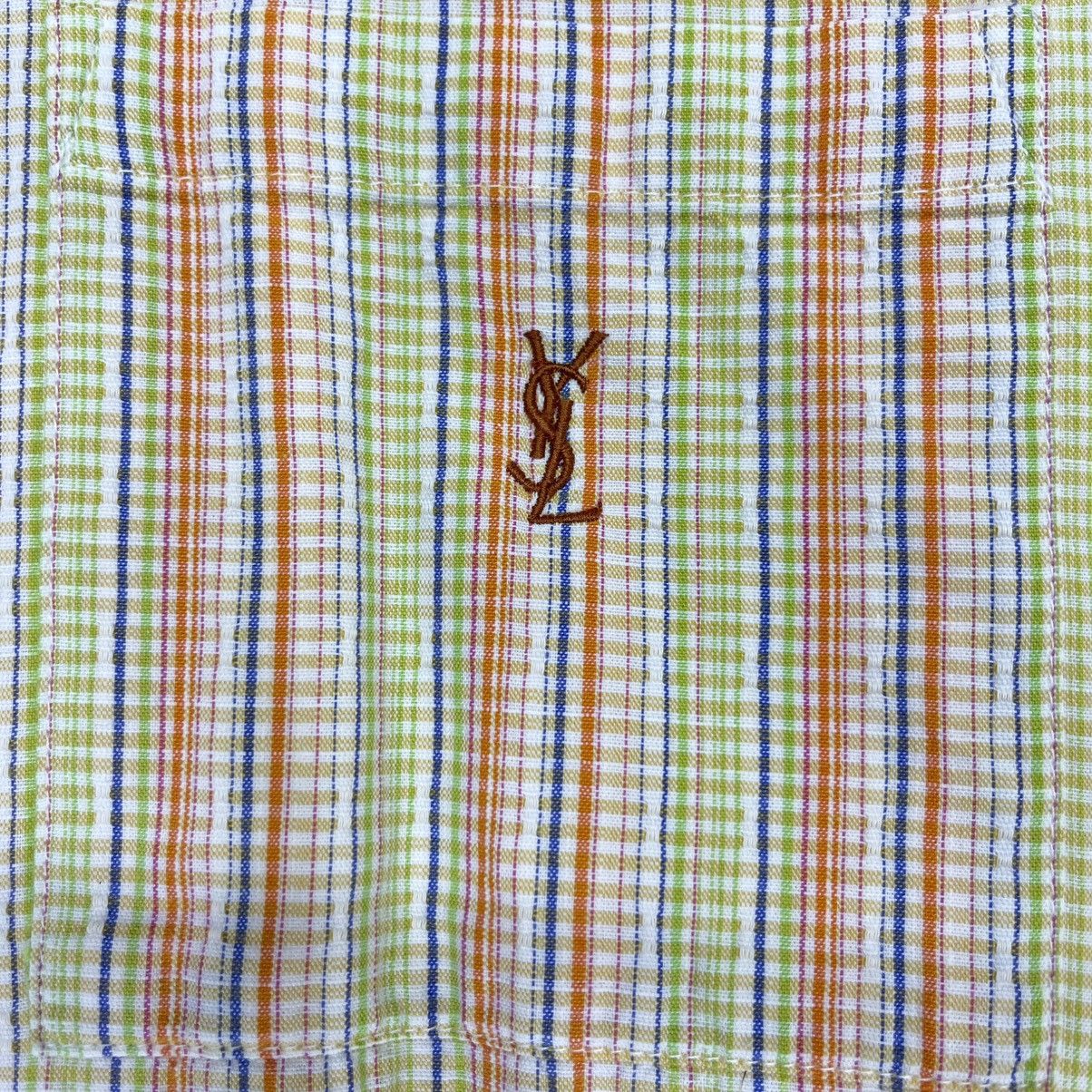 Vintage × Yves Saint Laurent Vintage Yves Saint Laurent Striped Shirt Size US S / EU 44-46 / 1 - 5 Thumbnail