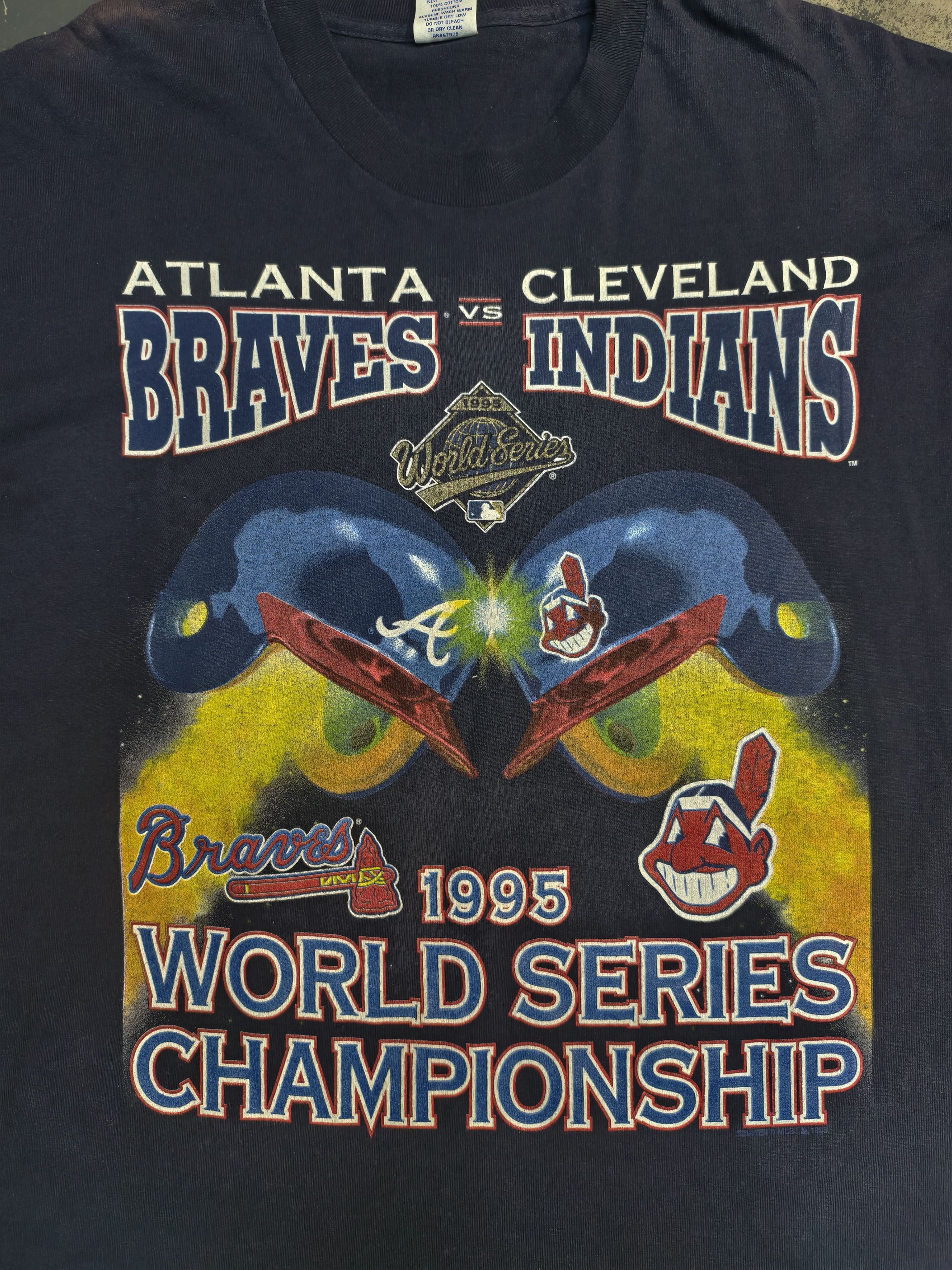 Vintage 3x Vtg 1995 Cleveland Indians Size US XL / EU 56 / 4 - 5 Thumbnail