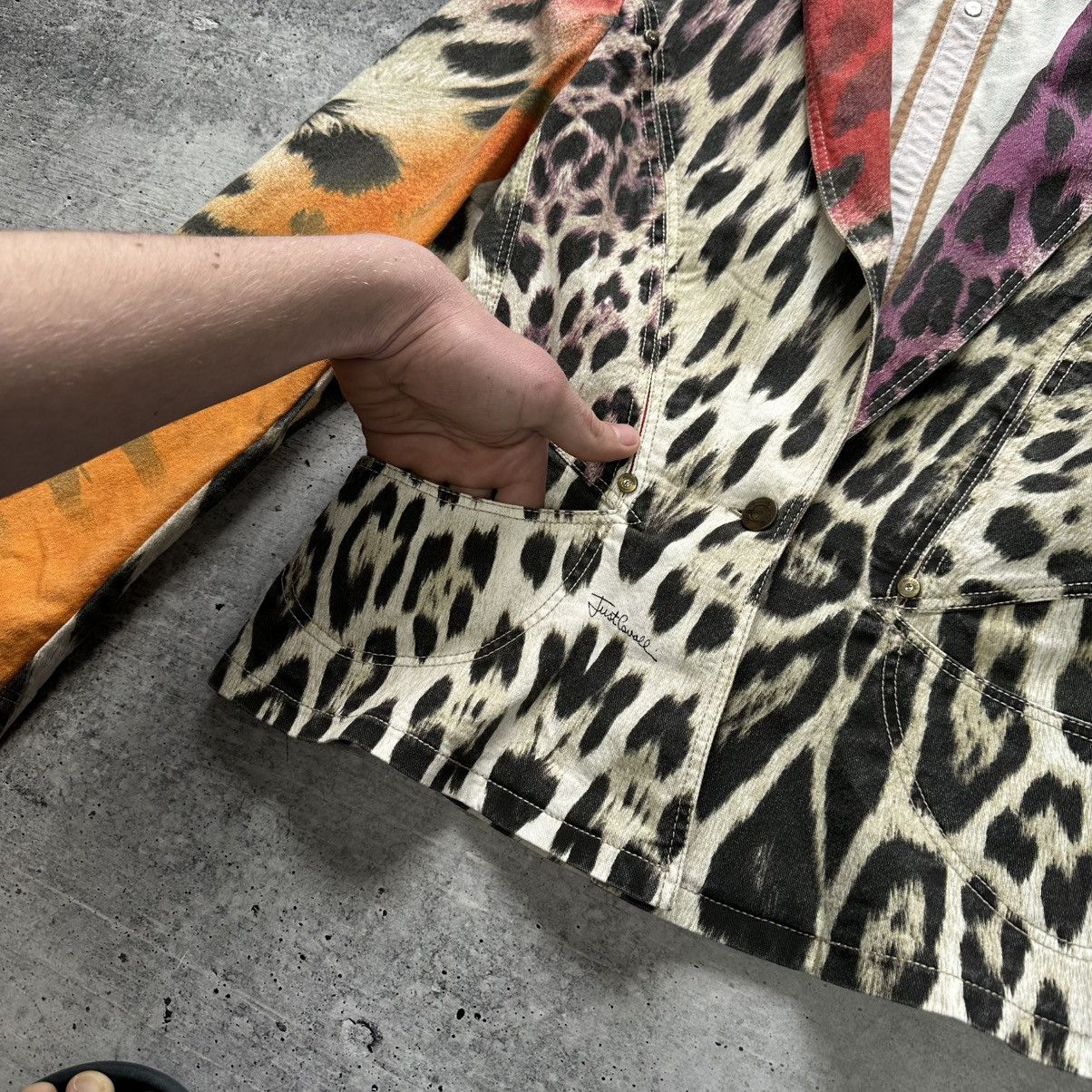 Just Cavalli Vintage Roberto Cavalli Just Cavalli Leopard Print Jacket Size M / US 6-8 / IT 42-44 - 8 Thumbnail