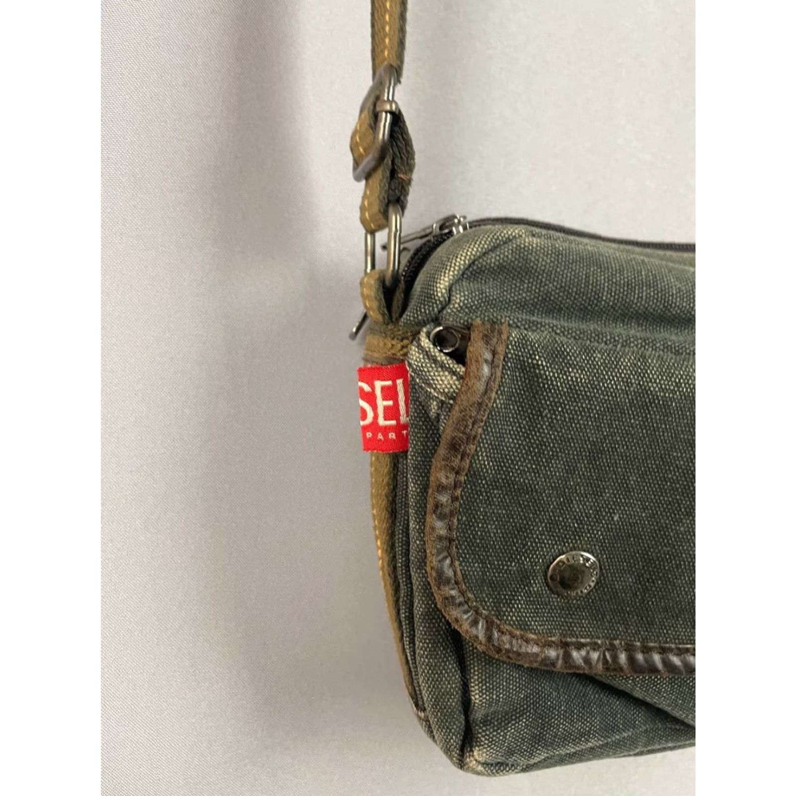 Diesel Diesel Women's Marengo Cotton Shoulder Bag Crossbody Zipper Size ONE SIZE - 7 Thumbnail