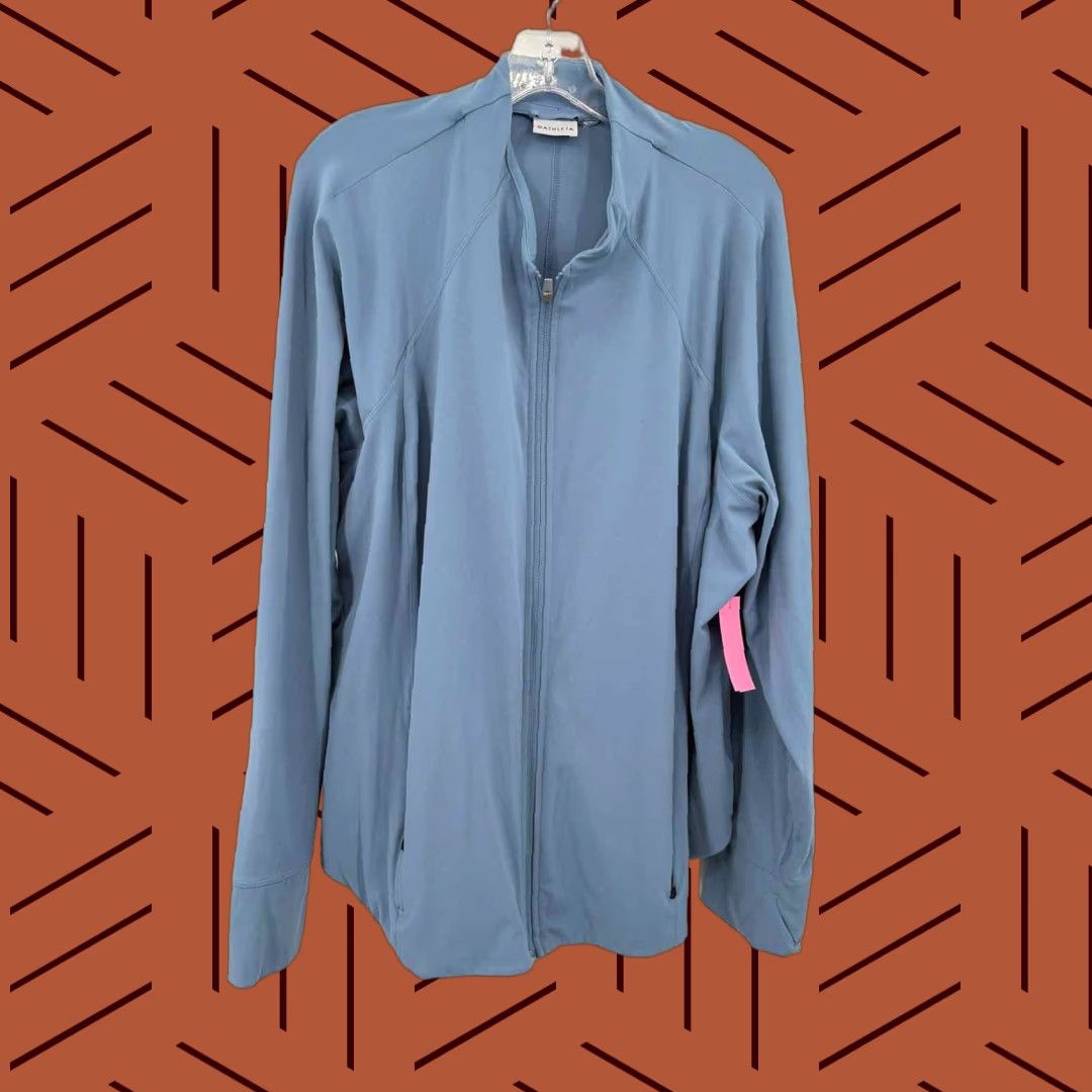 Athleta Athleta Athletic Jacket Blue 3X Plus - Pre-Owned Size XXL / US 16-18 / IT 52-54 - 1 Thumbnail