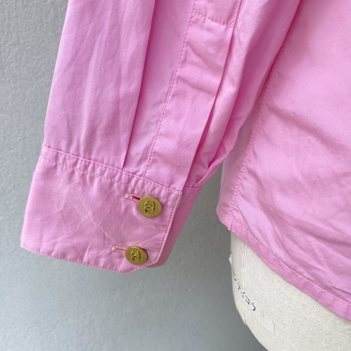 Chanel CHANEL Sweet Blossom Pink Chanel Blouse Size L / US 10 / IT 46 - 21 Thumbnail