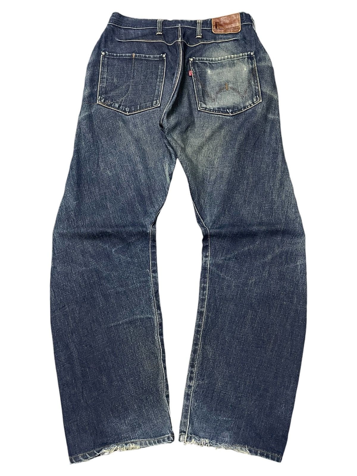 Edwin × Hysteric Glamour Vintage Edwin E Function Spiral Cut Loose Jeans Size US 30 / EU 46 - 2 Thumbnail