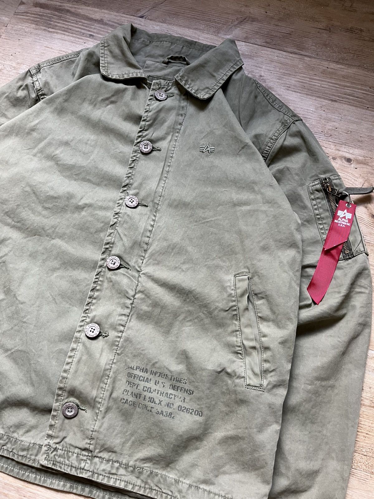 Alpha Industries Alpha Industries military vintage overshirt Size US L / EU 52-54 / 3 - 2 Thumbnail