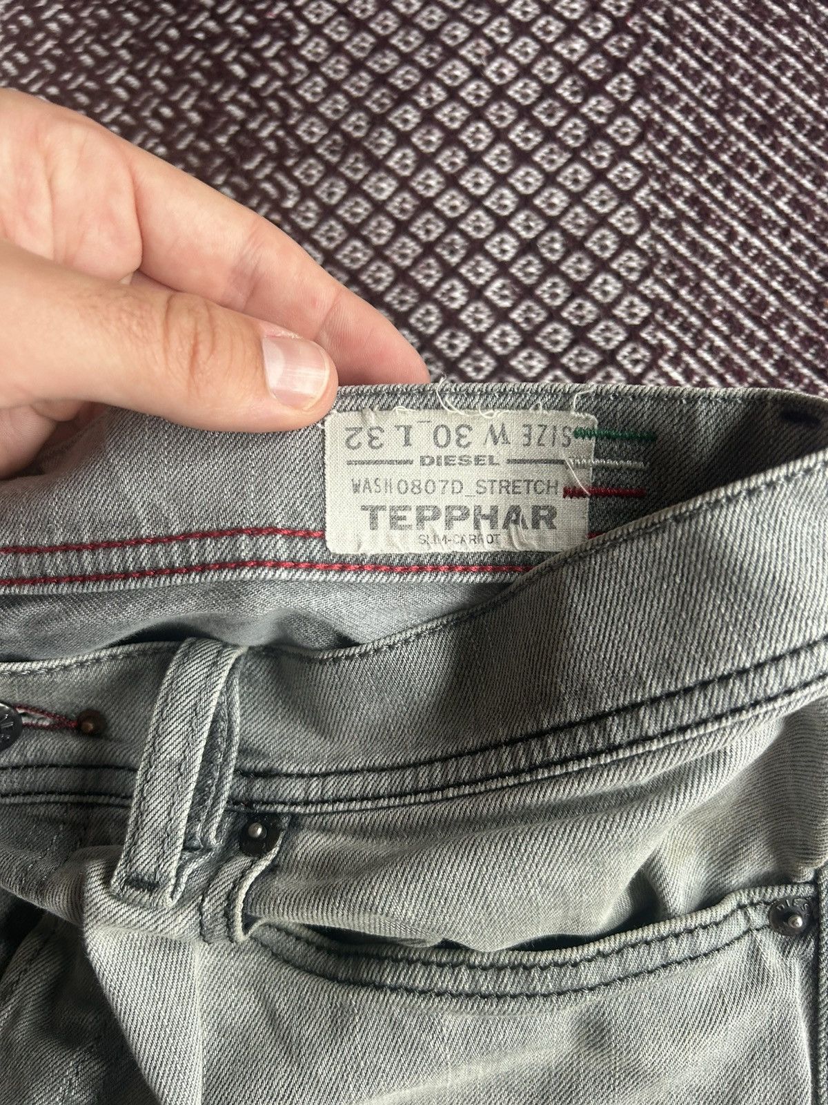 Diesel Vintage Diesel Tepphar Jeans Streetwear Style Size 30 Casual Size US 30 / EU 46 - 13 Thumbnail