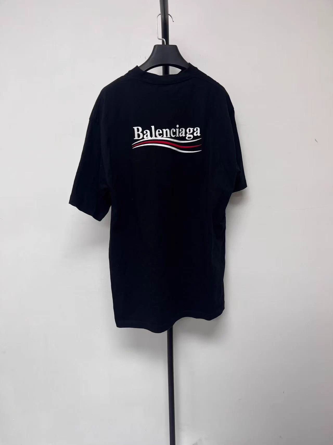 Balenciaga Balenciaga embroidered print oversized short teemen's S mint Size US S / EU 44-46 / 1 - 2 Thumbnail