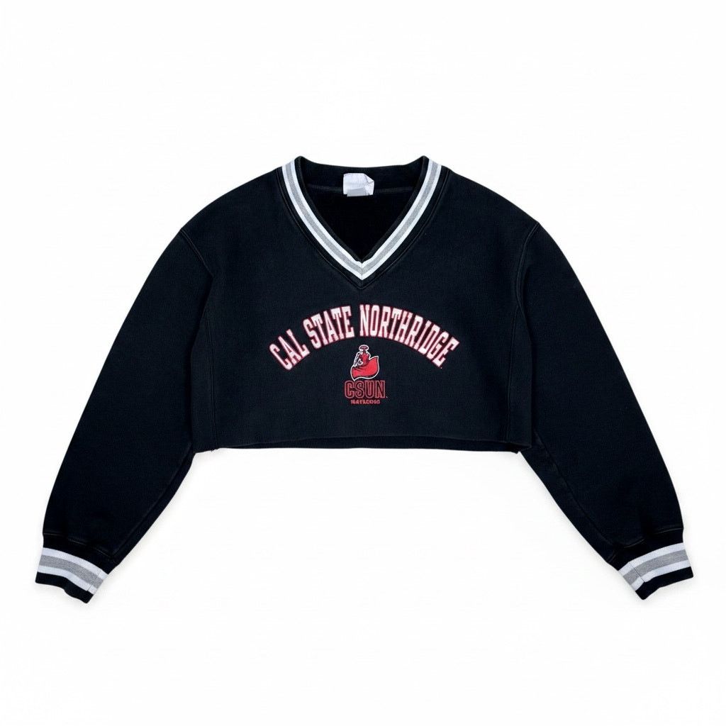 Champion Vintage Y2K Cal State Northridge Matadors Cropped Sweatshirt Size S / US 4 / IT 40 - 1 Thumbnail