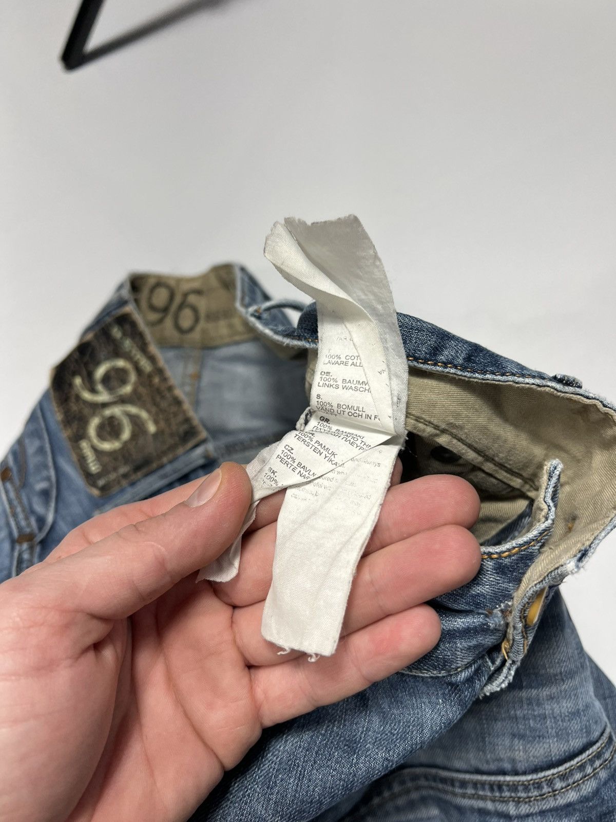 Vintage G-star Raw Distresses Baggy Double Knee Pants Jeans