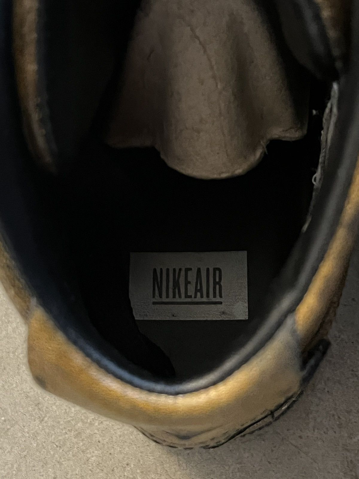 Nike × Pigalle Nike Pigalle Air Force 1 High Black Gold Size US 10 / EU 43 - 7 Thumbnail